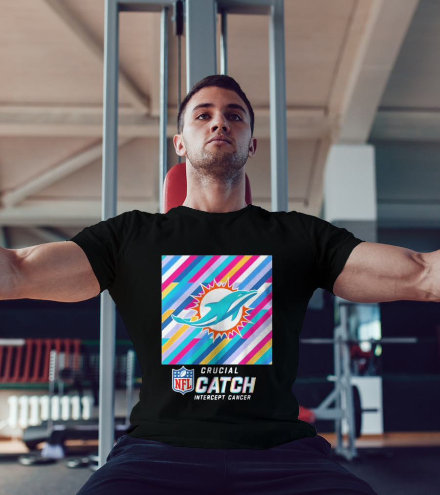 Crucial Catch Intercept Cancer NFL Miami Dolphins 2024 T-Shirt