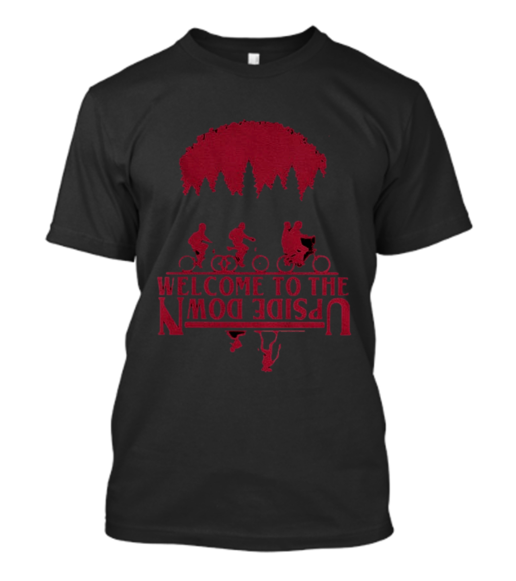 Stranger Things Welcome To The Upside Down Bike Adventure T-Shirt