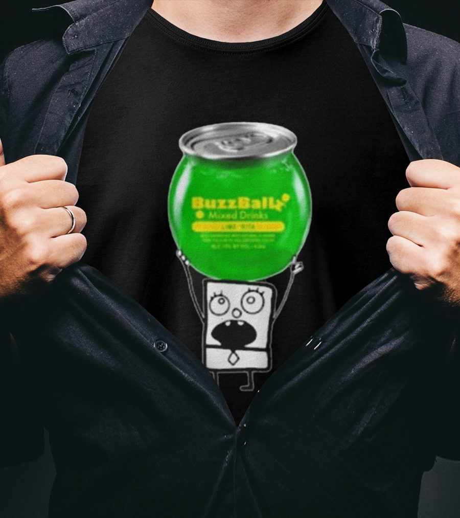 Doodlebob Lime Rita Buzzball Mixed Drinks T-Shirt