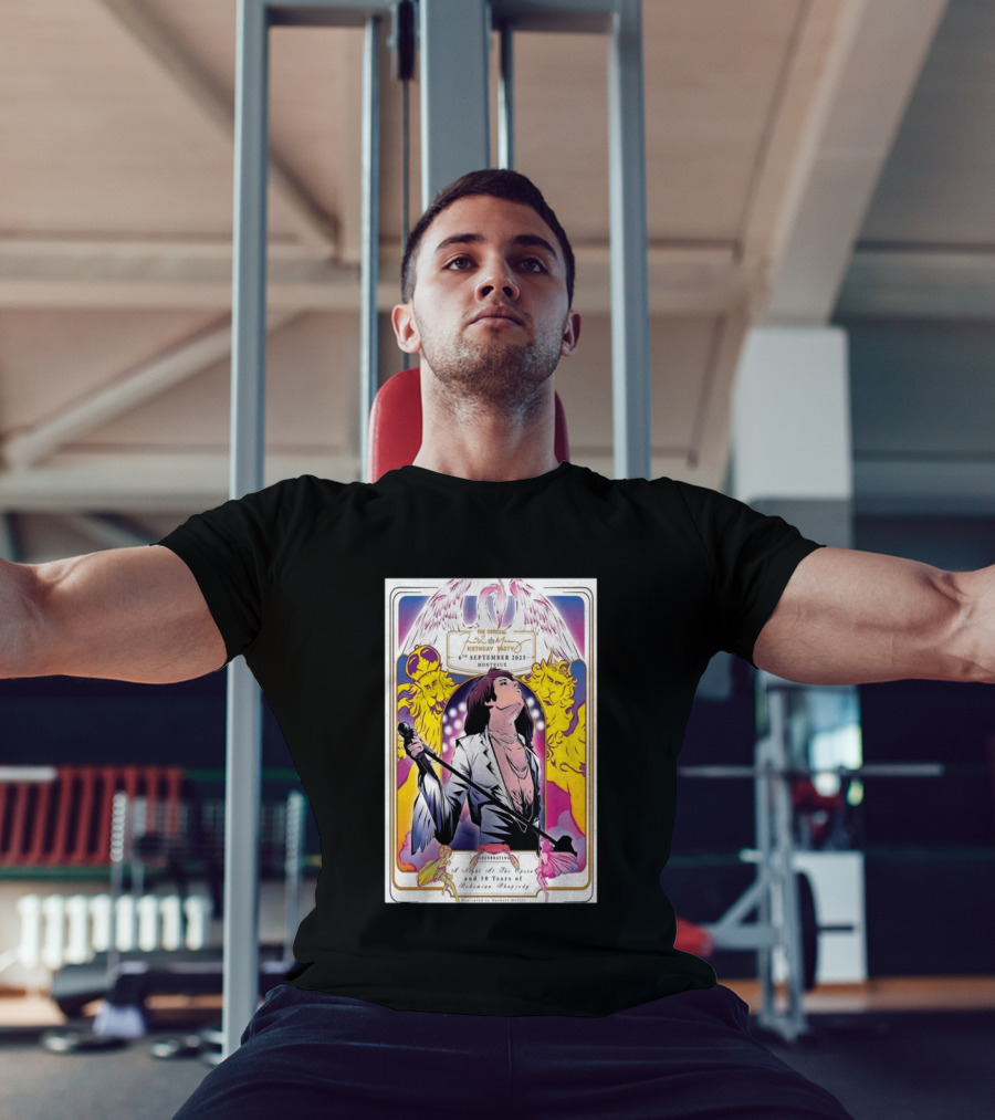 Freddie Mercury 79th Birthday Montreux 6th September 2025 50 Years Of Bohemian Rhapsody Celebration T-Shirt