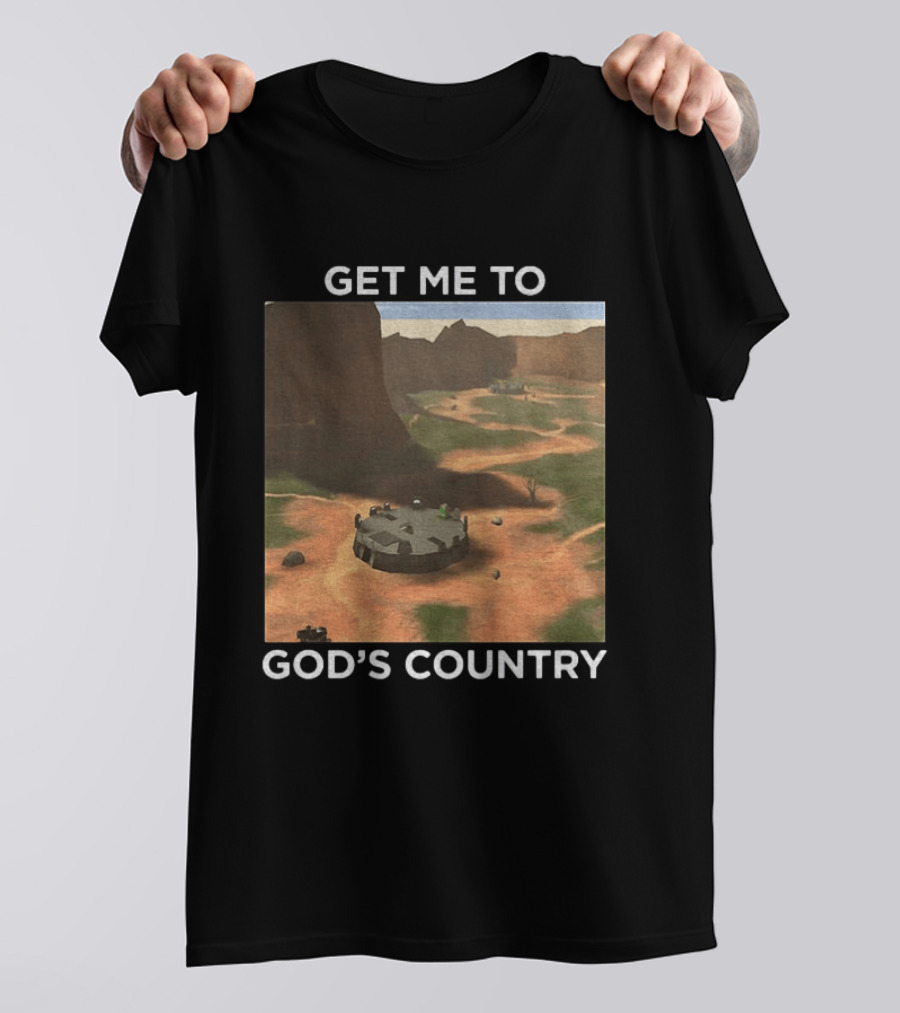 Get Me To God's Country Multiplayer Maps T-Shirt