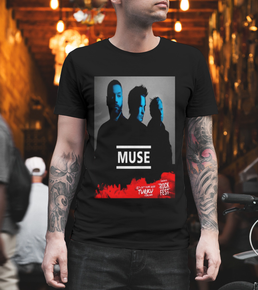 Muse Rockfest Turku 12th 14th June 2025 Finland T-Shirt