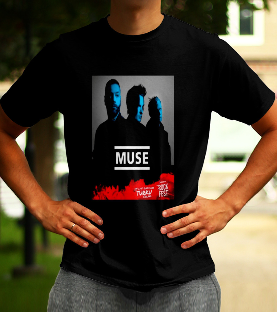 Muse Rockfest Turku 12th 14th June 2025 Finland T-Shirt