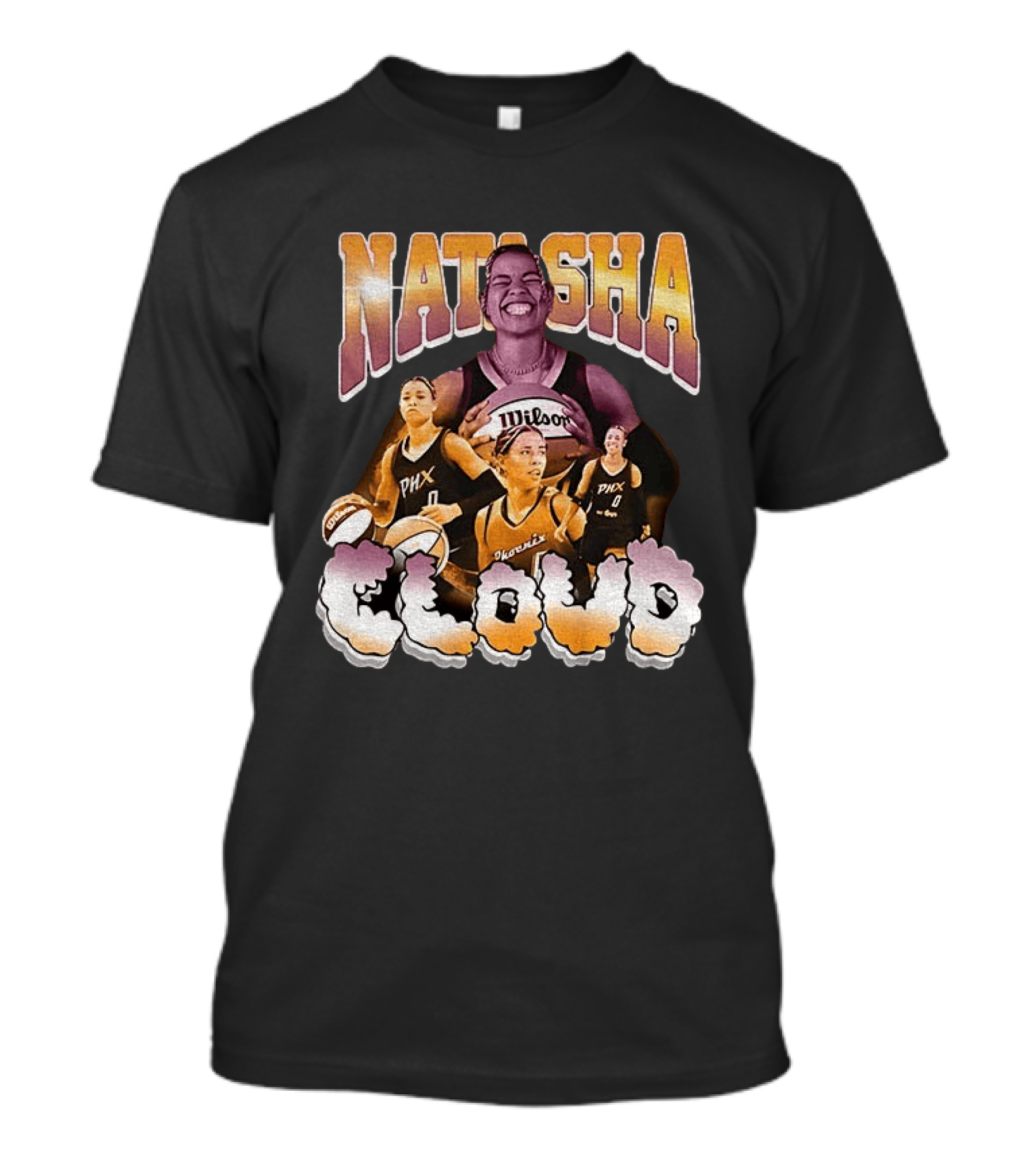 Natasha Cloud Phoenix Mercury WNBA Basketball Player T-Shirt