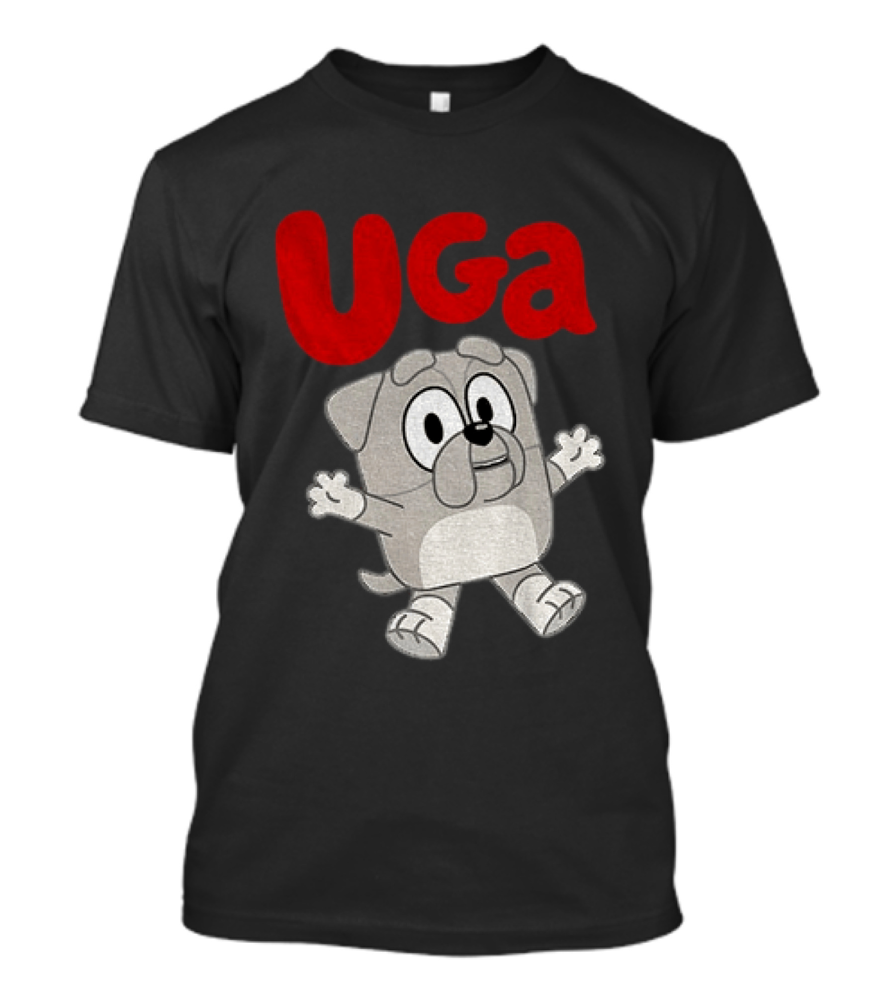 UGA Bulldogs Mascot Cartoon Graphic Game Day T-Shirt