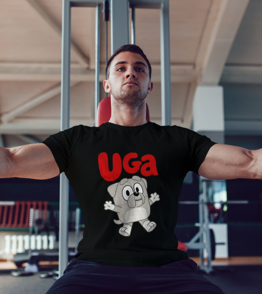 UGA Bulldogs Mascot Cartoon Graphic Game Day T-Shirt