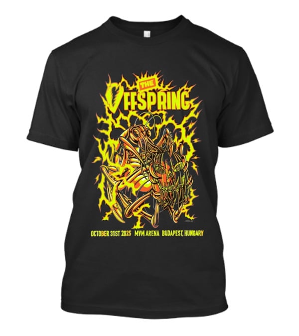 The Offspring MVM Arena Budapest Hungary Oct 31 2025 Electric Insect T-Shirt