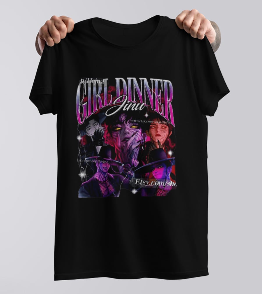 Girl Dinner Jinx Etsy Villain Crush Aesthetic T-Shirt