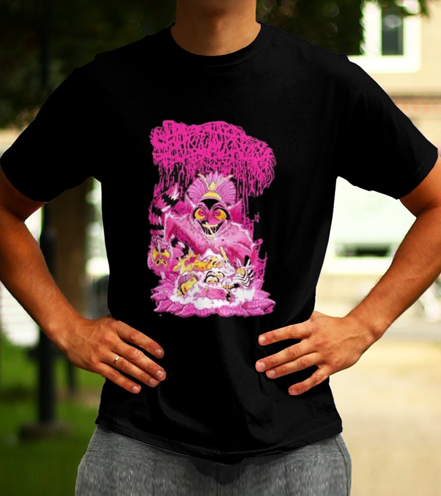 New Sanguisugabogg Pink Monster King Julian Purple T-Shirt