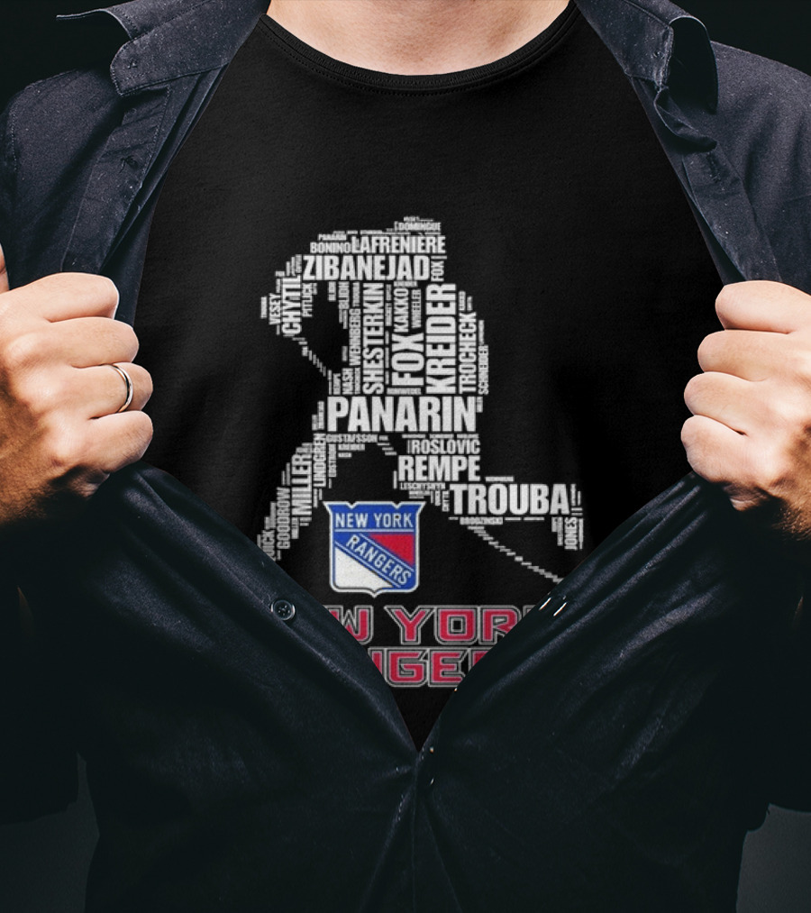 New York Rangers Hockey 2024 Panarin Trouba T-Shirt