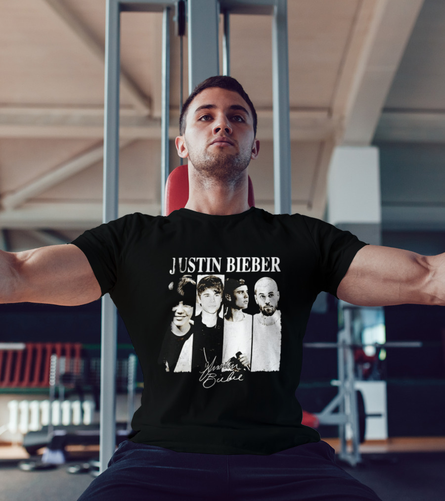 Justin Bieber Swag Evolution Signature Only Here T-Shirt
