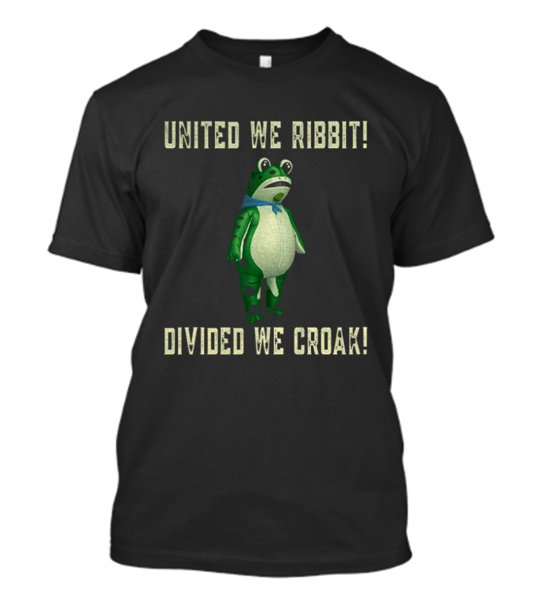 United We Ribbit Divided We Croak Frog Of Portland 2025 T-Shirt