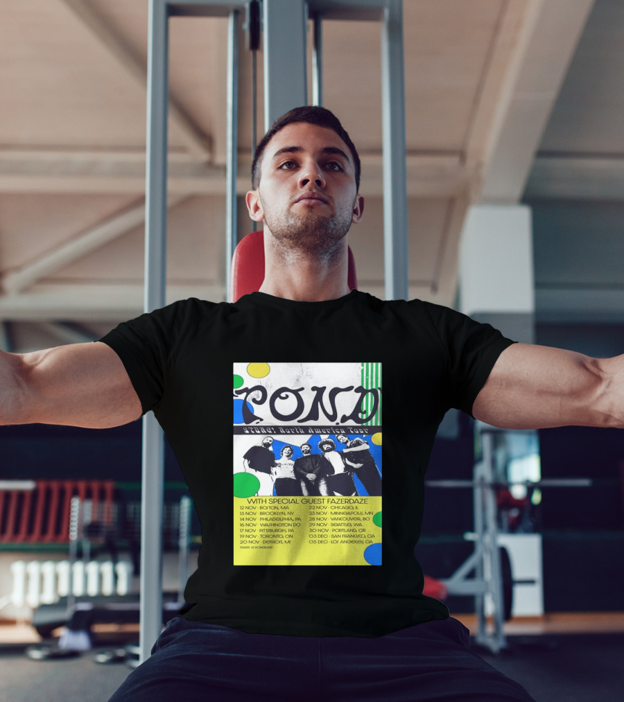 Pond Band Stunga North America Tour 2024 With Special Guest Fazerdaze T-Shirt