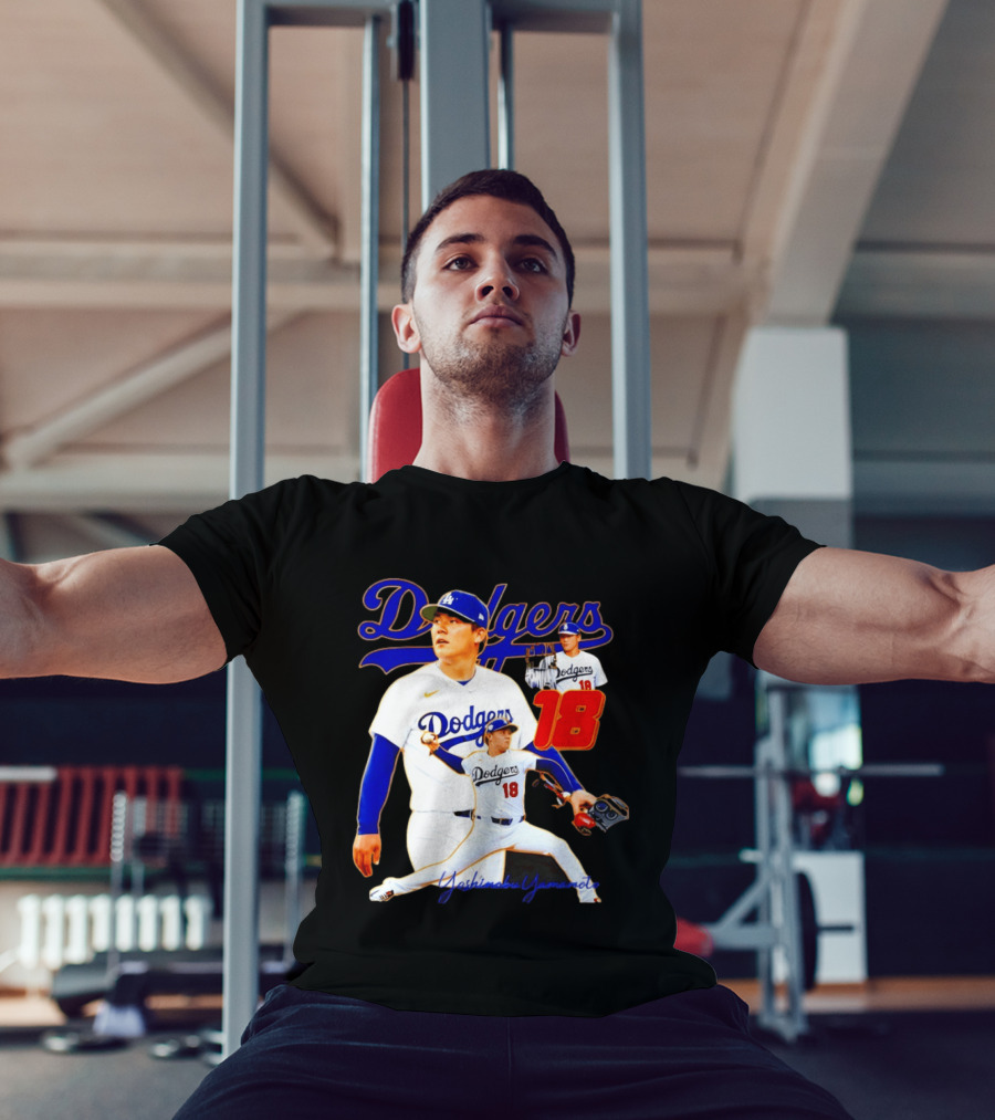 Los Angeles Dodgers Yoshinobu Yamamoto 18 Baseball 2026 T-Shirt