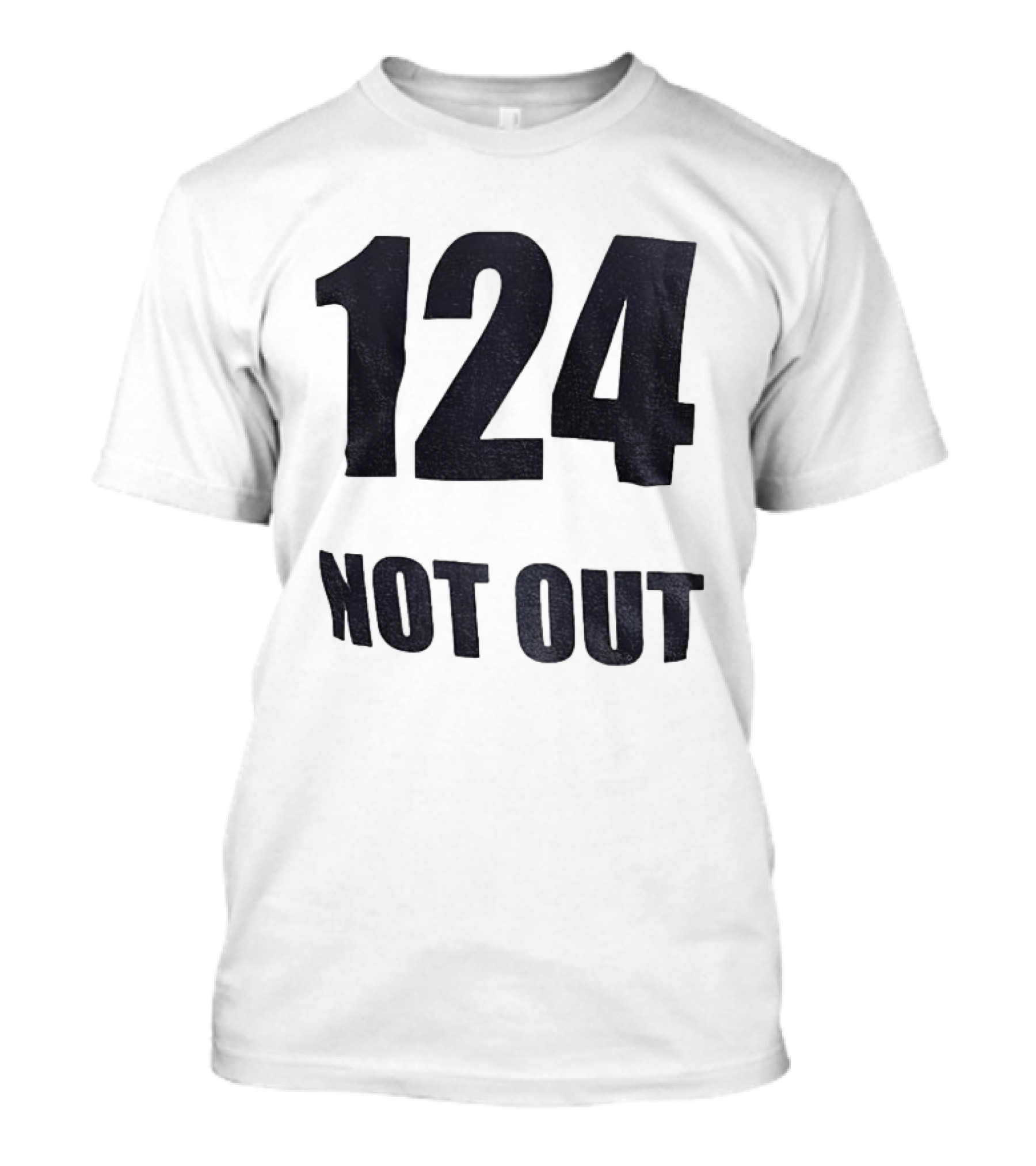 124 Not Out India Political T-Shirt