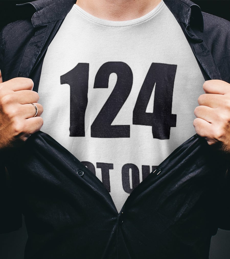 124 Not Out India Political T-Shirt