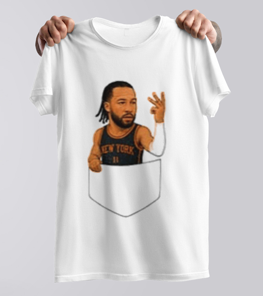 Jalen Brunson New York Knicks NBA Pocket T-Shirt