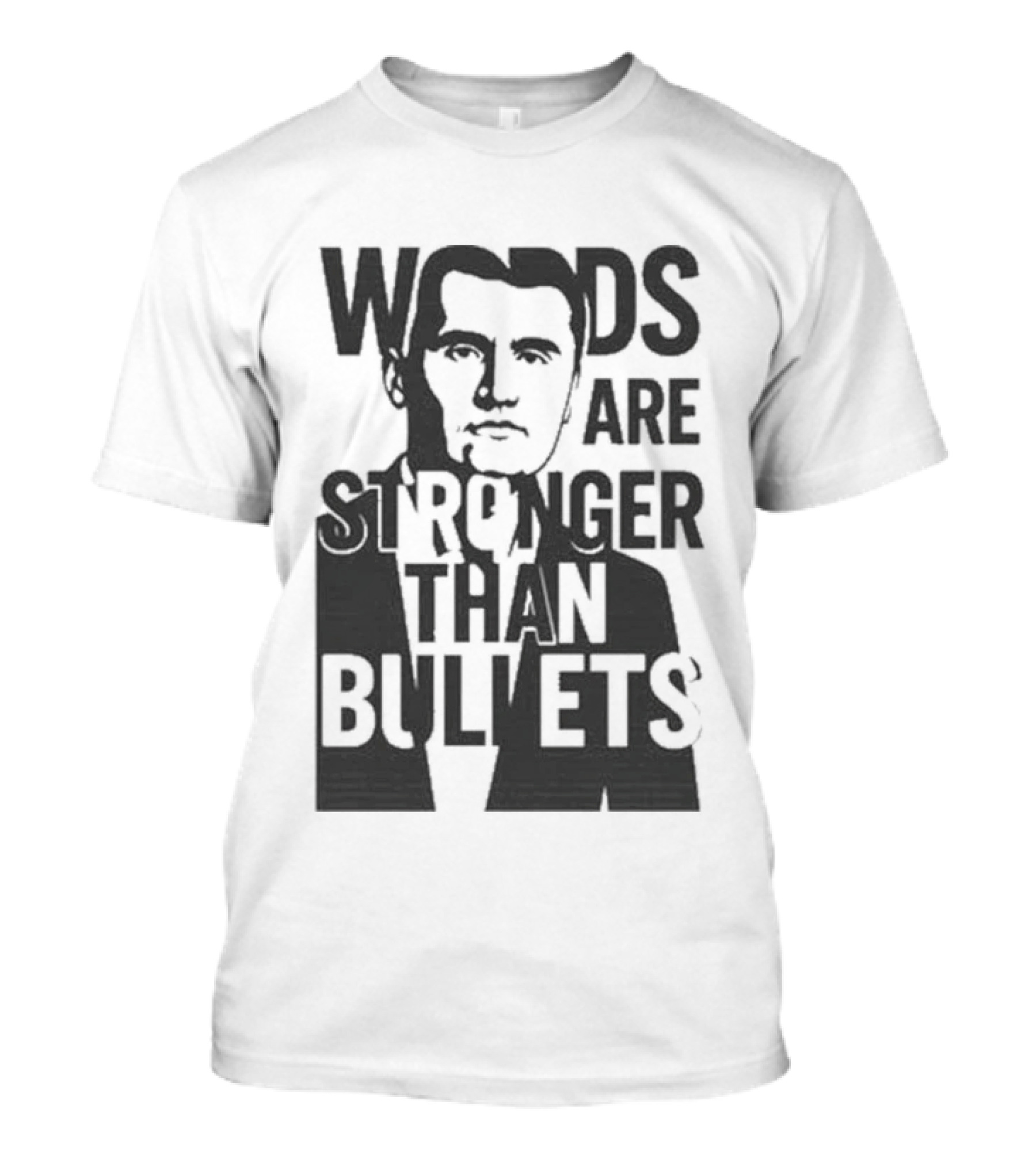 Charlie Kirk Words Are Stronger Than Bullets T-Shirt