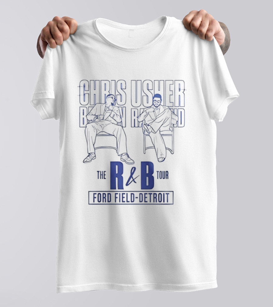 Chris Usher The R&B Tour Ford Field Detroit T-Shirt