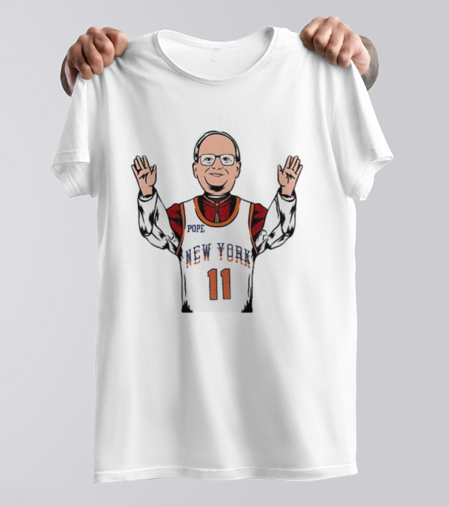 Pope New York Knicks 11 Jersey Time T-Shirt