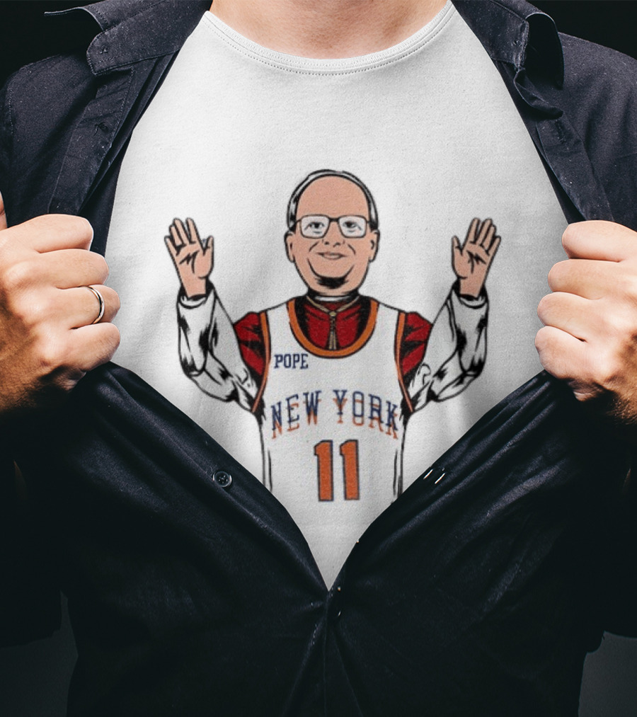 Pope New York Knicks 11 Jersey Time T-Shirt