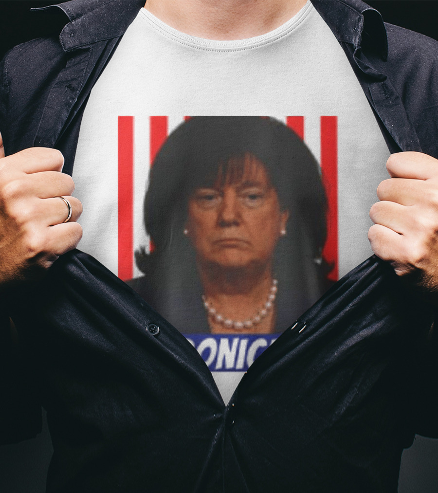 Donica Lewinsky 2025 Campaign Style Stars Red Stripes T-Shirt