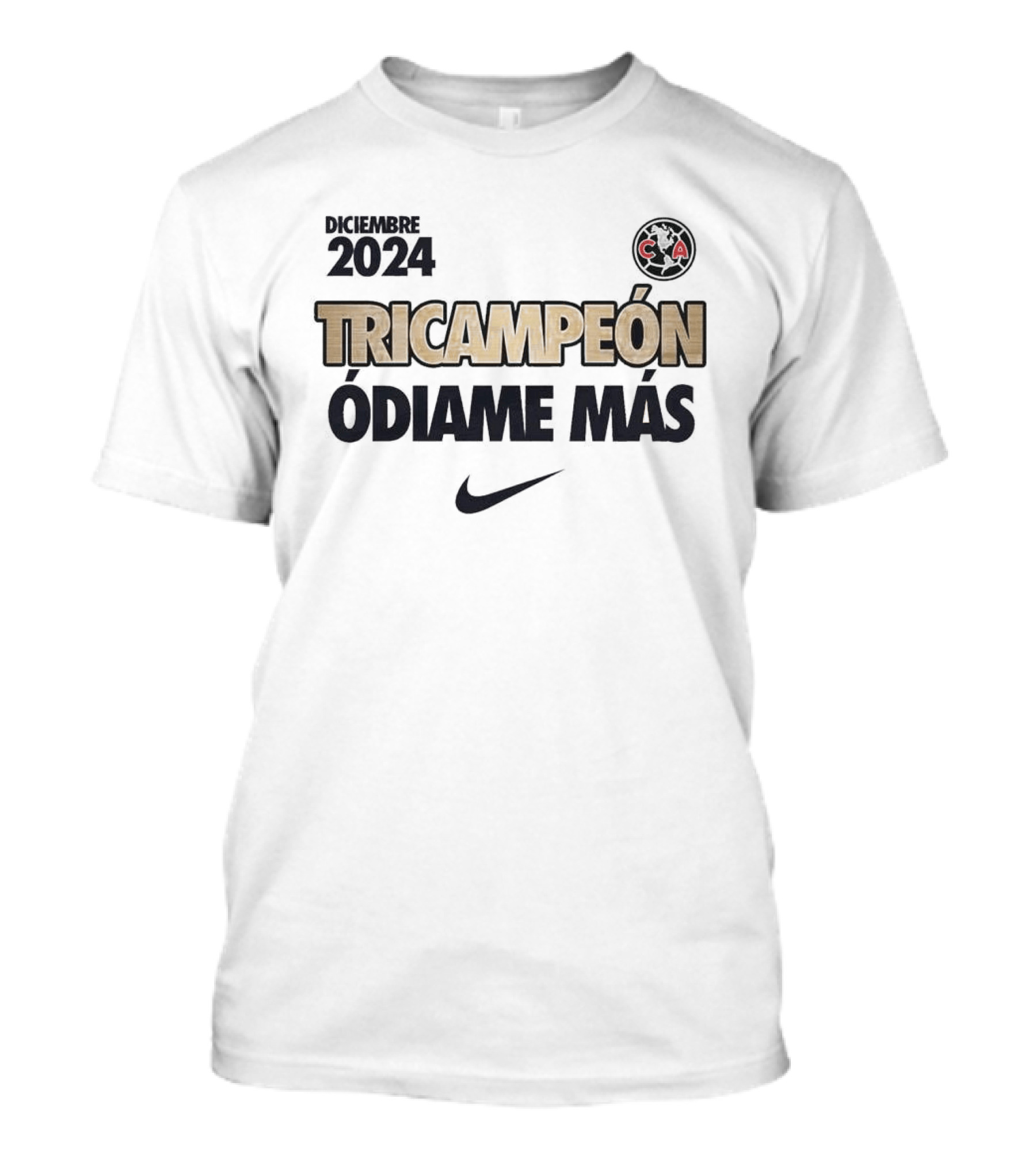 EL Club America Es Tricampeon Del Fubol Mexicano 2024 T-Shirt
