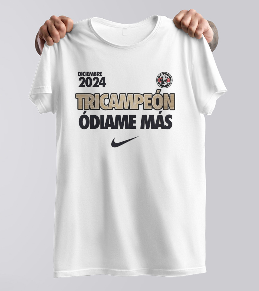 EL Club America Es Tricampeon Del Fubol Mexicano 2024 T-Shirt