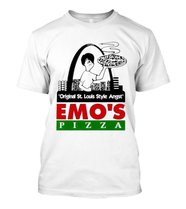 Original St. Louis Style Angst Emo's Pizza T-Shirt