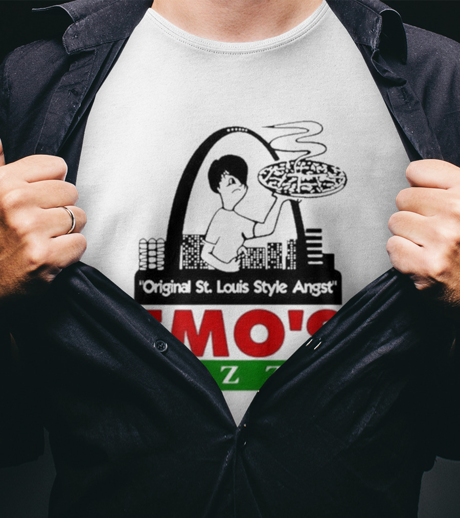 Original St. Louis Style Angst Emo's Pizza T-Shirt