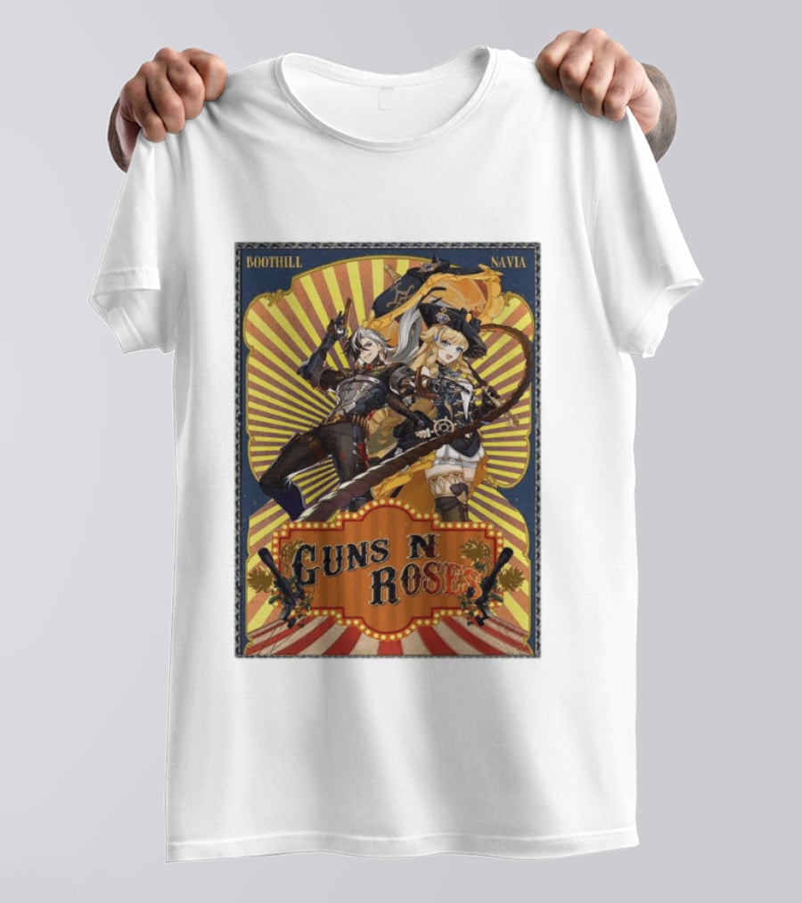 Guns N Roses Navia Boothill Style Concept T-Shirt