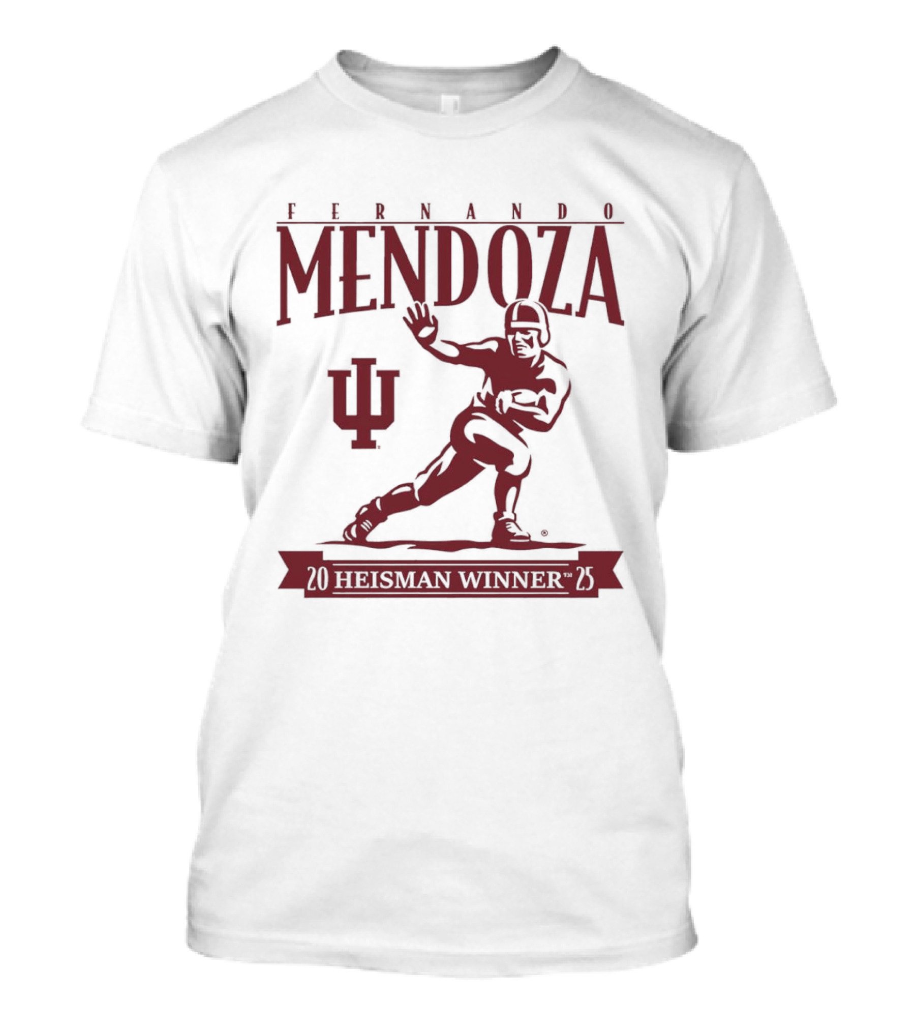 Indiana Football Fernando Mendoza Heisman Winner 2025 T-Shirt