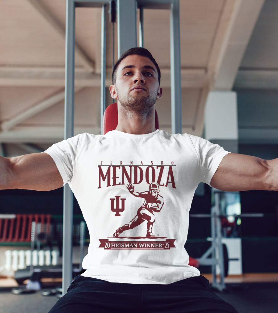 Indiana Football Fernando Mendoza Heisman Winner 2025 T-Shirt