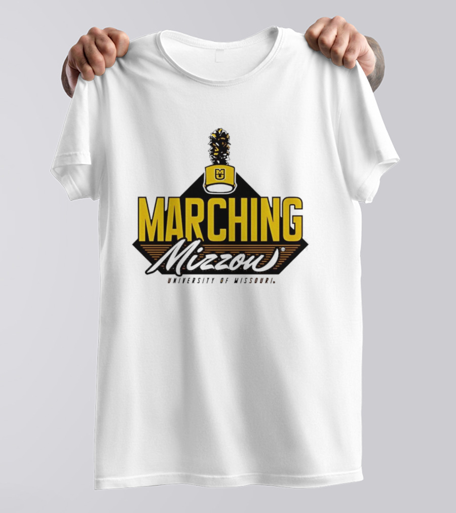 Marching Mizzou University Of Missouri Oval Tiger Head 2024 T-Shirt