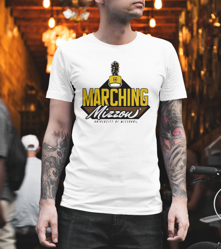 Marching Mizzou University Of Missouri Oval Tiger Head 2024 T-Shirt