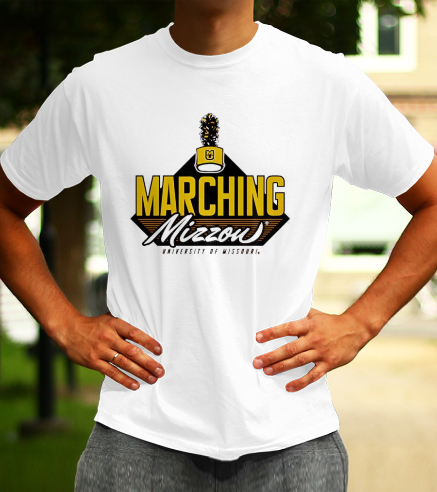 Marching Mizzou University Of Missouri Oval Tiger Head 2024 T-Shirt