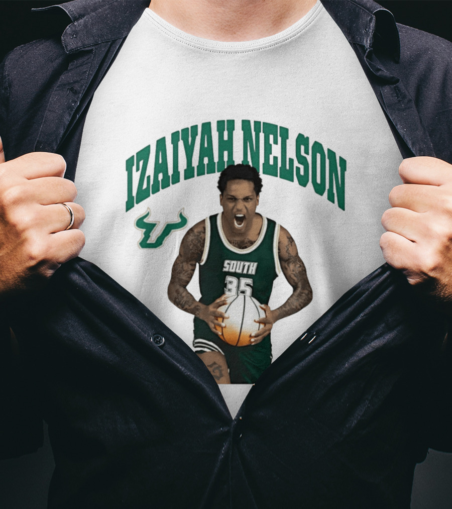 Izaiyah Nelson South Florida Bulls Basketball 35 T-Shirt