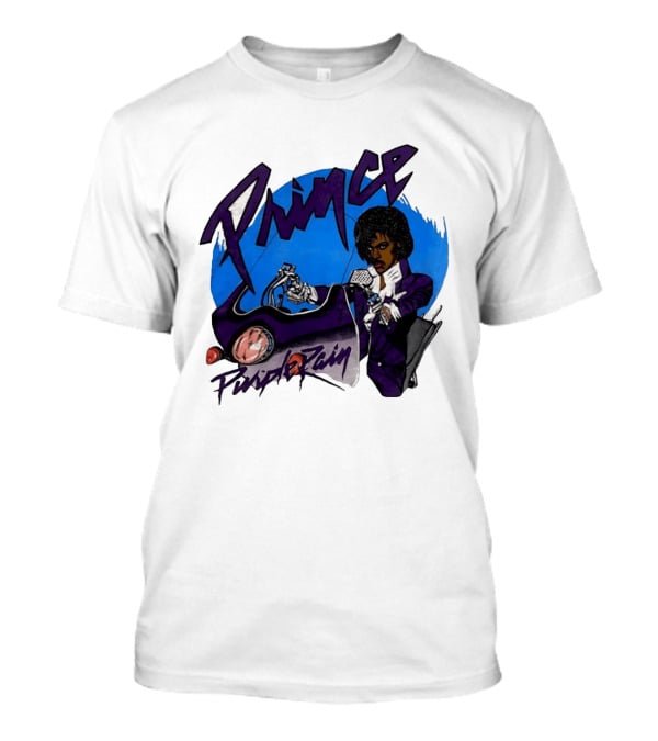 Prince Purple Rain Motorcycle 80s Music T-Shirt