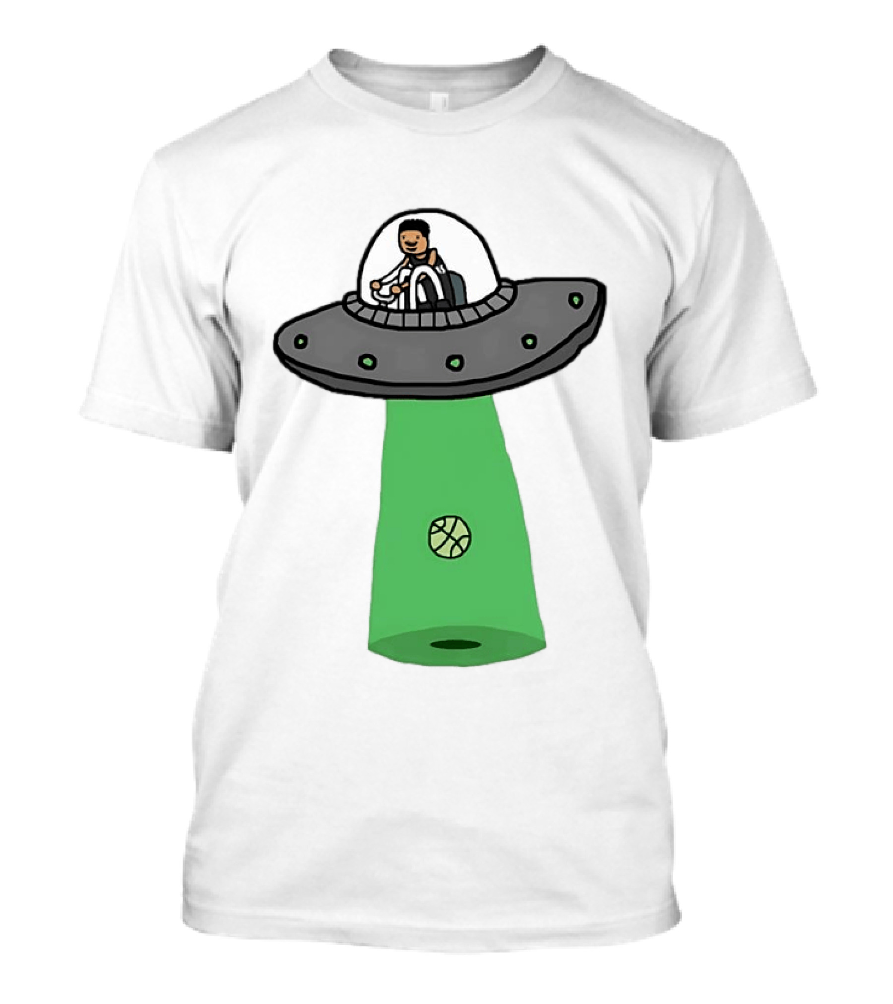 San Antonio Spurs Victor Wembanyama Wemby Extraterrestrial UFO Basketball T-Shirt