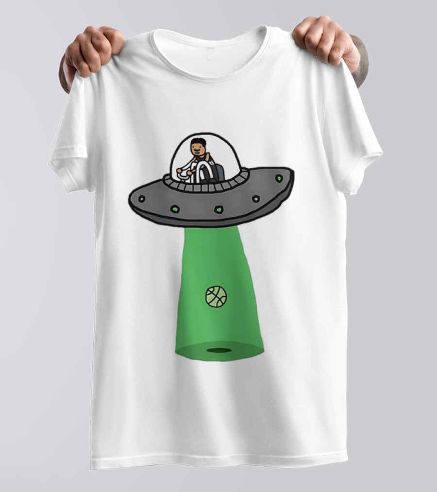 San Antonio Spurs Victor Wembanyama Wemby Extraterrestrial UFO Basketball T-Shirt