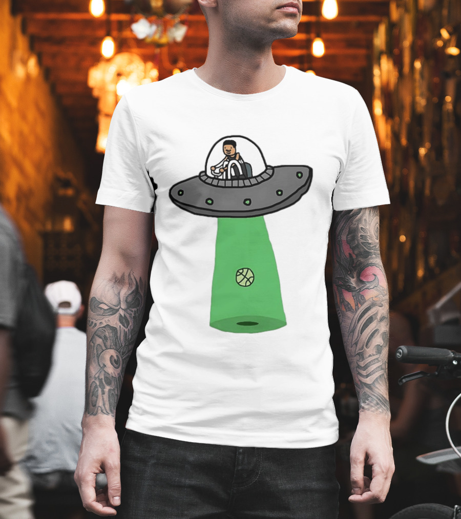 San Antonio Spurs Victor Wembanyama Wemby Extraterrestrial UFO Basketball T-Shirt
