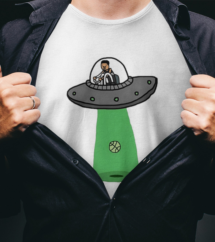 San Antonio Spurs Victor Wembanyama Wemby Extraterrestrial UFO Basketball T-Shirt