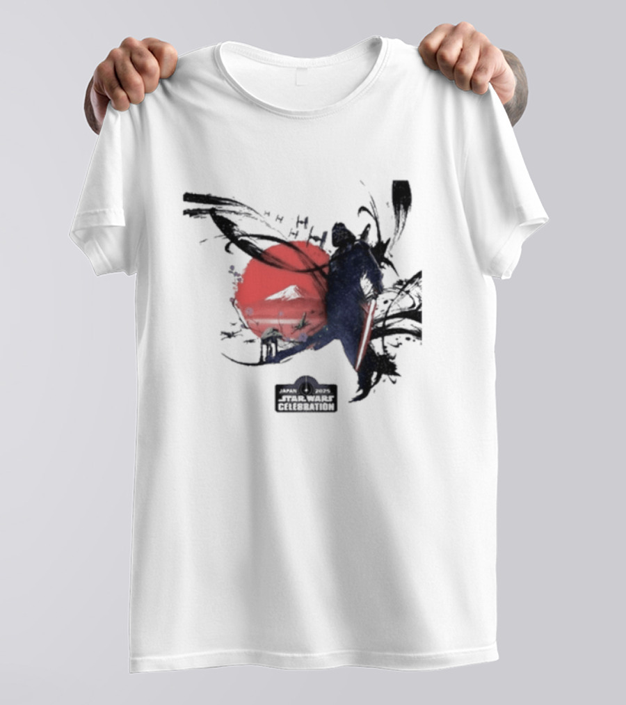 Star Wars Celebration Japan 2025 April 18 20 Darth Vader Samurai Sunburst T-Shirt