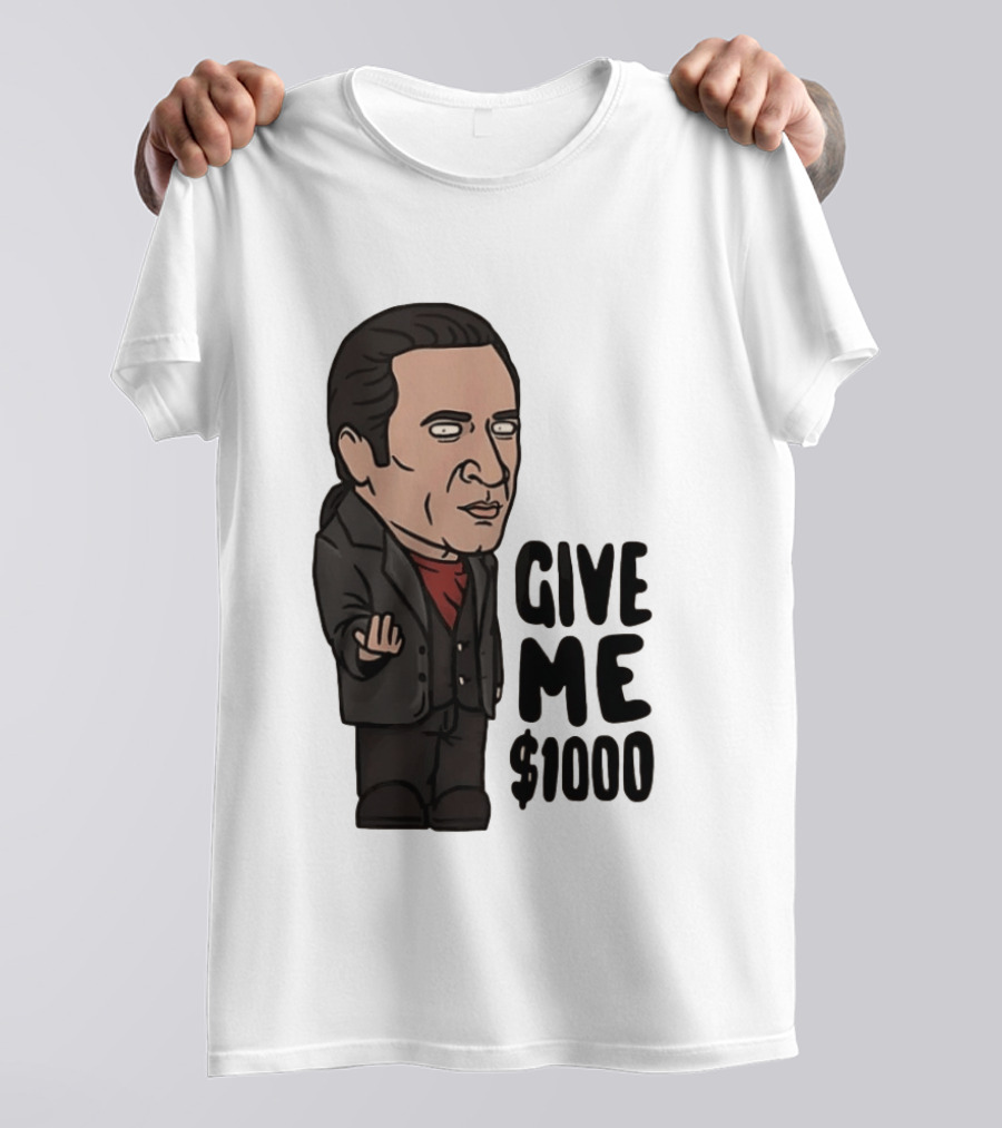 The Sopranos Furio Giunta Cartoon Give Me $1000 T-Shirt