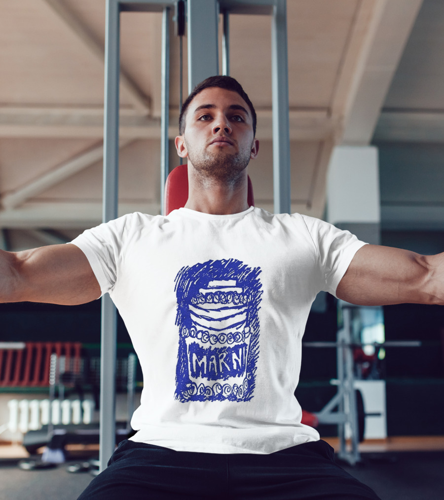 Travis Kelce 30th Anniversary Marni Runway Cool Collaboration T-Shirt