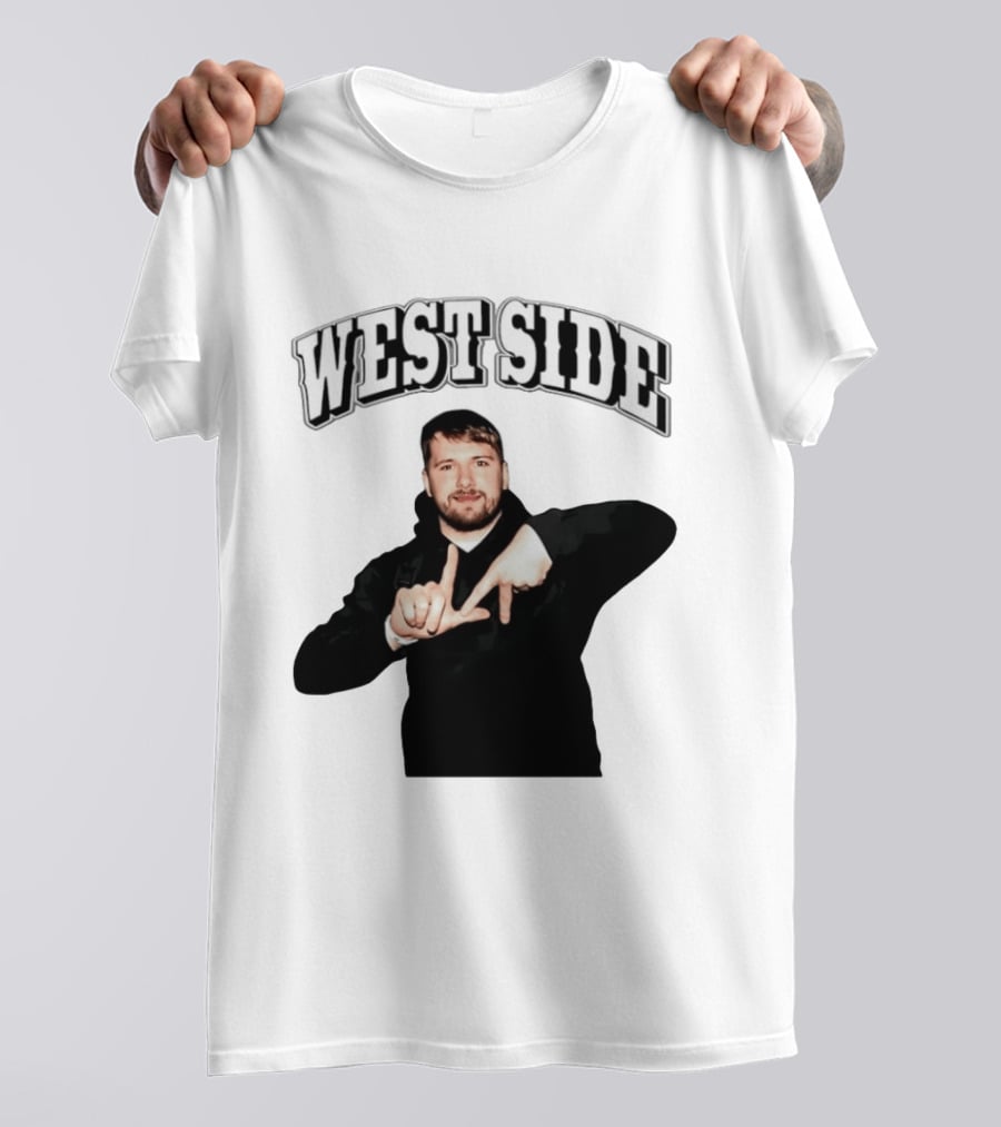 Luka Doncic Westside LA Hand Lakers T-Shirt
