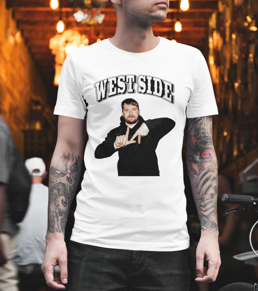 Luka Doncic Westside LA Hand Lakers T-Shirt