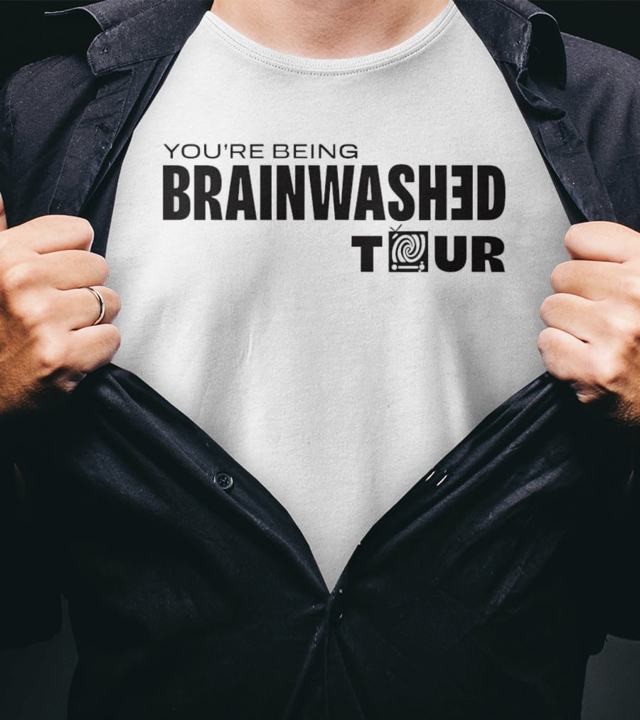 You're Being Brainwashed Tour TV Swirl T-Shirt