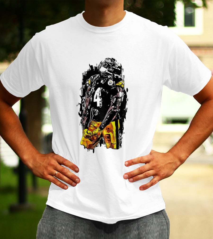 Zecharius Metcalf Metcalf Pittsburgh Steelers Black And Gold 4 DK T-Shirt