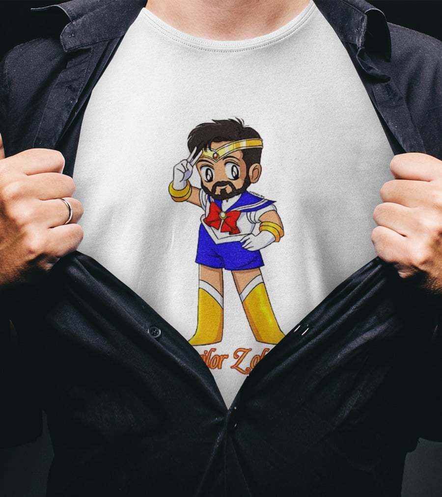 Zohran Mamdani Sailor Moon Sailor Zohran Anime Crossover Meme T-Shirt